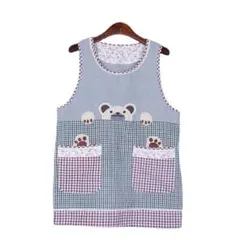 くまさん　アニマル　エプロン　料理　割烹着　保育園　幼稚園　保育士　 ママ