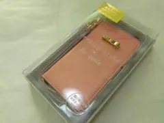 変種濃い色iPod touch 第5-7世代用横開きケースピンクストラップ付