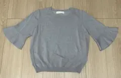 センスオブプレイス　フレアスリーブ ニットトップス