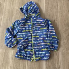 新幹線柄　キッズ ジャンパー　110センチ　薄手羽織り