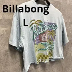 Billabong クロップドTシャツ ライトブルー