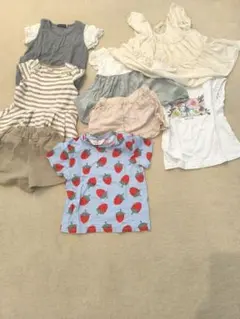 女の子3−5歳　春夏物服8点セット 110cm　 petit mainなど