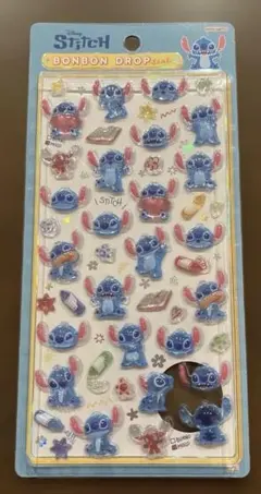 【正規品】ディズニー スティッチ らくがき　ボンボンドロップ シール第2弾
