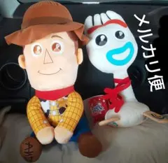 トイストーリー うるりぃみぃ ぬいぐるみ ウッディ フォーキー