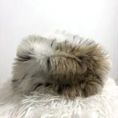 y2k フェアリーグランジ ファーキャップ マルチカラー 茶白黒 森ガール