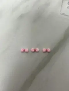 ネイルパーツ リボン ピンク