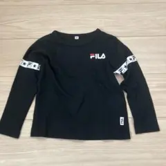 FILA ブラック 長袖カットソー 120