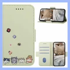 Xperia Ace III スマホケース 手帳型 グリーン