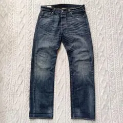 リーバイスプレミアム 501 濃紺 ビッグE Vステッチ W34