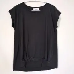 アーバンリサーチ　SONNY LABEL フレンチスリーブカットソーブラックのサムネイル