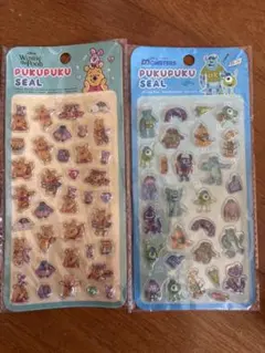 ディズニー モンスターズインク プーさんプクプクシール