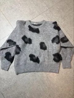 sweet fleur ニット グレー　レディースM