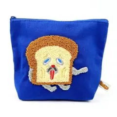 パンどろぼう展 まずい ポーチ サガラ刺繍のサムネイル