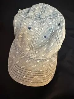 adidas アディダス 総柄 キャップ 帽子 コットン
