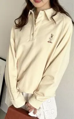 新品未使用　リリーブラウン Lily Bearポロスウェット IVR