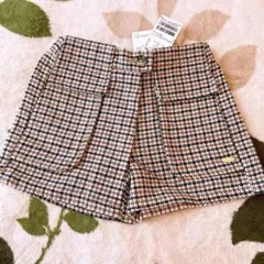 チェック柄 半ズボン ショートパンツ　100cm