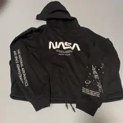 H&M NASA アポロ11号 50周年記念 パーカー ブラック
