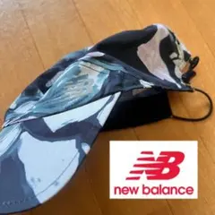 ニューバランス　花柄ランニングキャップ