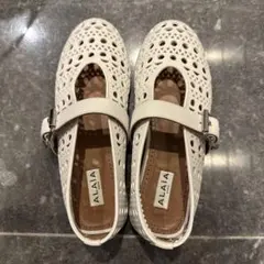 ALAÏA アライア フラットシューズ バレエシューズ メリージェーン 37