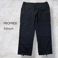 PROPPER カーゴパンツ ブラック W42相当 ビッグサイズ ミリタリー