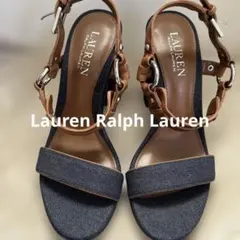 Lauren Ralph Laurenデニムヒールサンダル　23.5cmのサムネイル