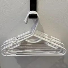 10本セット ホワイト ベビーハンガー まとめ売り