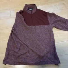 IZOD アイゾッド　ハーフジップスウェット　トレーナー　刺繍ロゴ