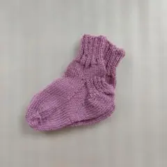 手編み靴下　子ども(13㎝前後）