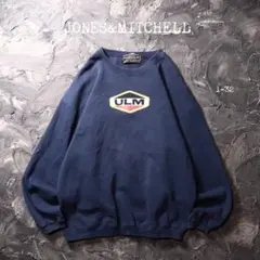 Jones&Mitchell トレーナー スウェット　ULM 企業　ネイビー
