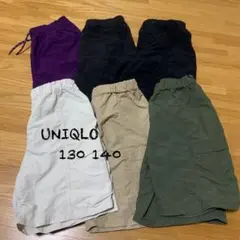 UNIQLO GU キッズナイロンショートパンツ　130cm140cm6枚セット
