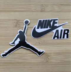 新品！ステッカー2枚セット　大きめNIKE 超大きめジャンプマン