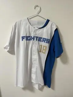 北海道日本ハムファイターズ　山﨑福也　ホームユニフォーム