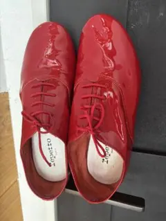 Repetto レペット エナメル レースアップシューズ レッドのサムネイル