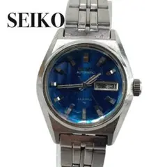 【自動巻き 稼働品】SEIKO セイコー　ヴィンテージ　デイデイト　青文字盤