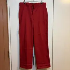 Dickies874 ワークパンツ　赤　32×30