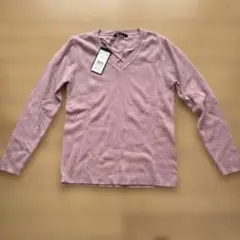 INGNI ピンク Vネック 長袖ニット