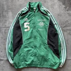 アディダス　トラックジャケット　プリント　刺繍　古着