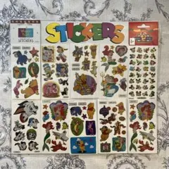 新品未使用　ディズニーキャラクターキラキラシール　　10枚　ステッカーズシール