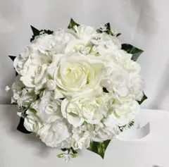 ウェディングブーケ & ブートニア セット