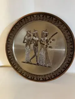 古代エジプト神話 飾り皿 絵皿 B エジプトアート陶器プレート - メルカリ