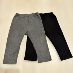 UNIQLO ベビースパッツ 裏起毛　80サイズ 2点セット
