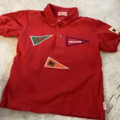 miki HOUSE 赤 ポロシャツ 100cm