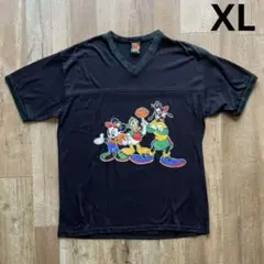 MICKEY MOUSE ミッキーマウス キャラクター プリント Tシャツ 古着