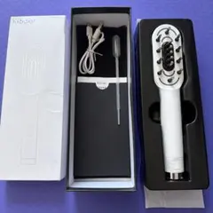 【未使用】Kiboer 電気ブラシ スカルプケアブラシ ホワイト ems 頭皮のサムネイル