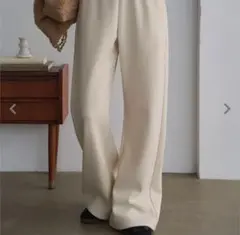 最終値下げ！裏フリース暖か錯覚美脚カーブパンツ