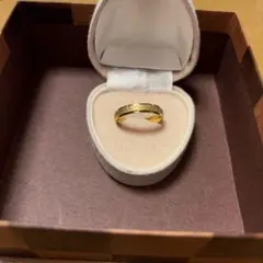 ゴールド シンプルバンドリング 結婚指輪