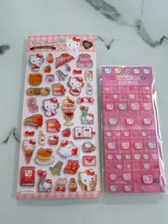 ハローキティ タイルシール ぷくぷくシール サンリオ カミオジャパン キティ