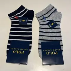 ポロ ラルフローレン ソックス 25-27cm 2足セット