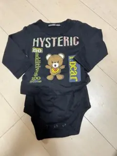 新品レァ ヒステリックミニ ベア ロンT風ロンパース　ヒスグラ