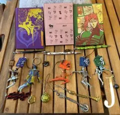 【ジョジョ】一番くじノート＋ペン＋ストラップ多数 16点セット／第3部メイン